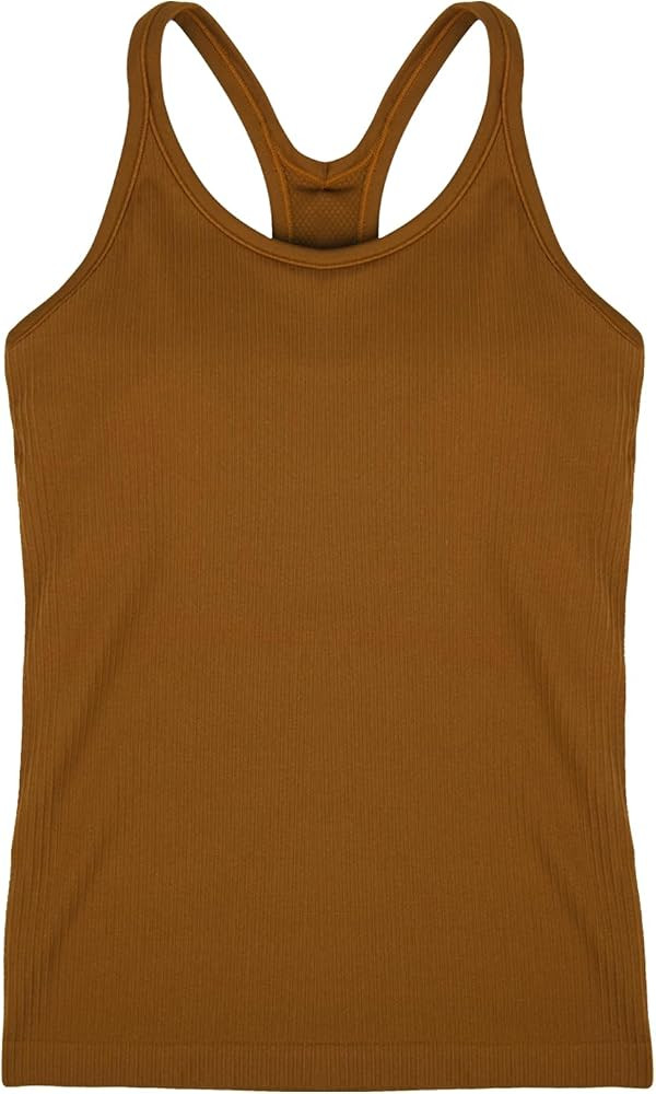 sphinx cat Yoga Racerback Tank Top for Women with Built in Bra,Women's Padded Sports Bra Fitness ... | Amazon (US)