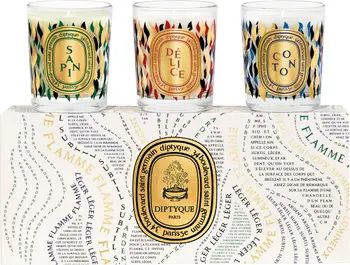 Diptyque Sapin (Pine), Coton (Cotton) & Délice Holiday Candle Gift Set | Nordstrom | Nordstrom