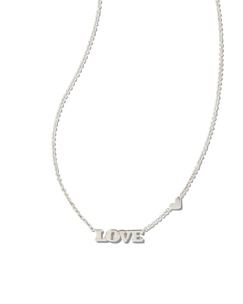 Love Pendant Necklace in Silver | Kendra Scott