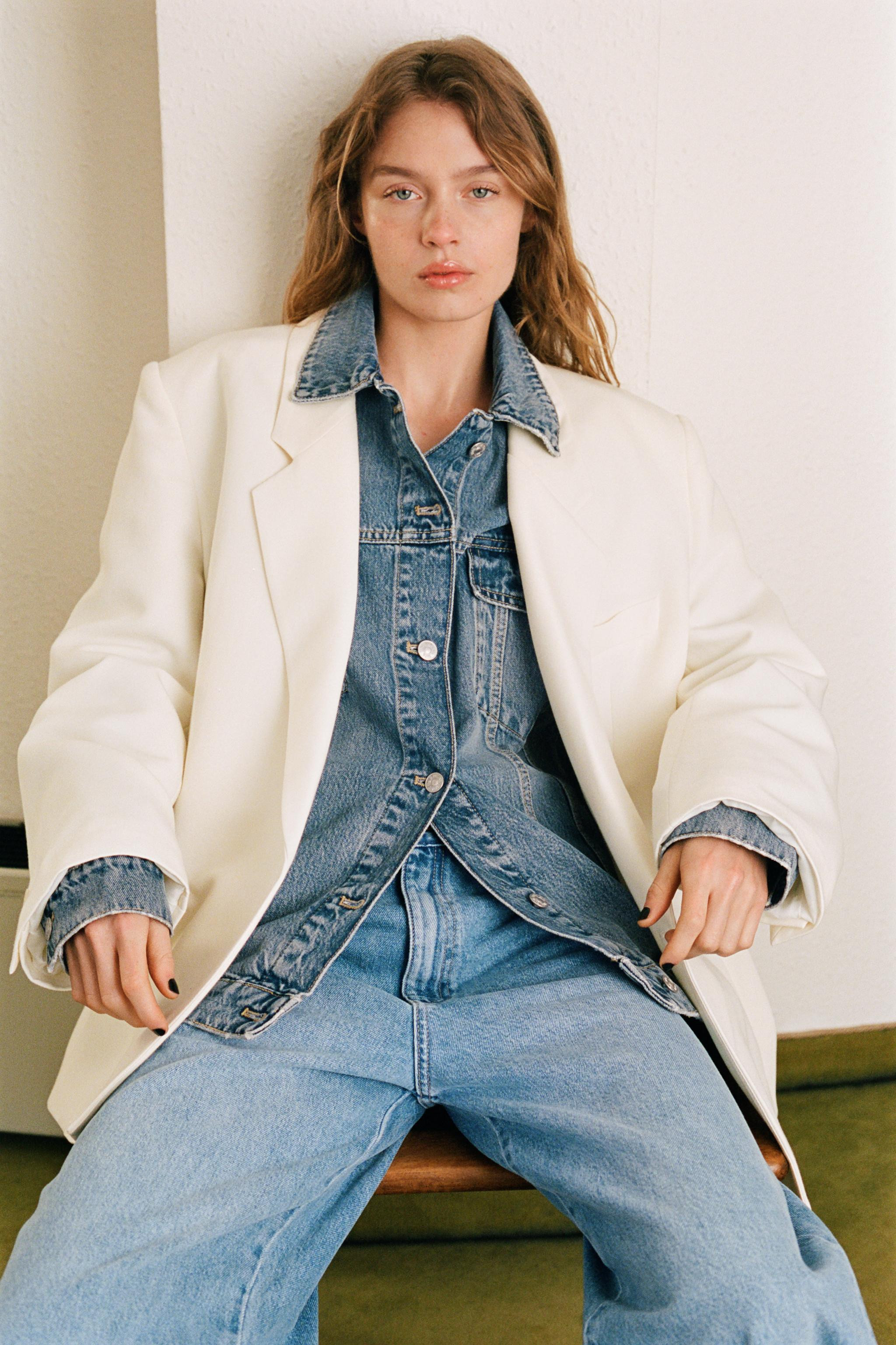 OVERSIZED DOUBLE-BREASTED BLAZER | Zara UK