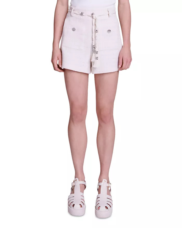 Maje Illoni Tweed Shorts  Women - Bloomingdale's | Bloomingdale's (US)