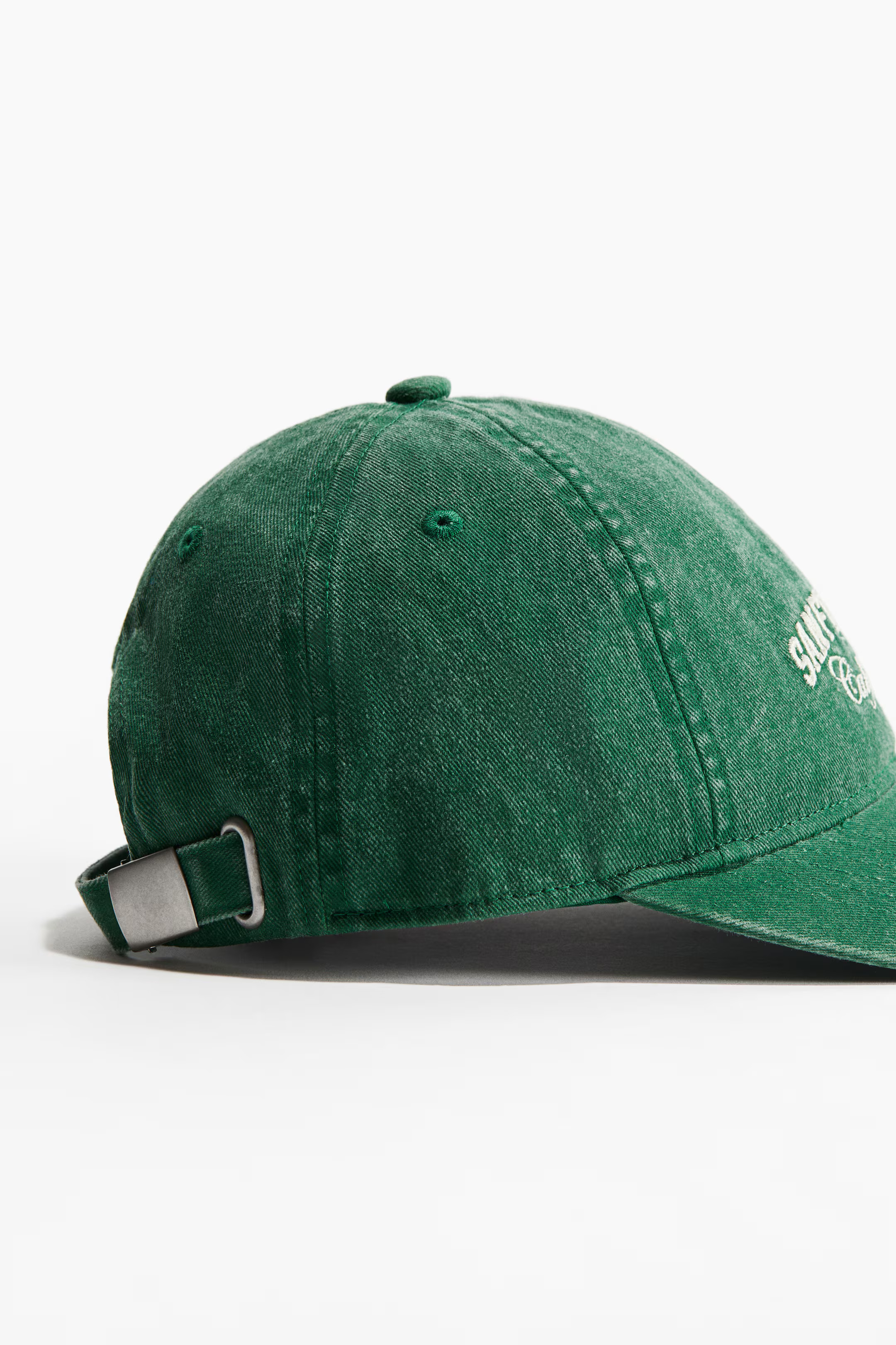 Embroidered-motif twill cap | H&M (UK, MY, IN, SG, PH, TW, HK)