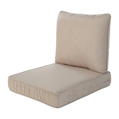 Haven Way 2-Piece Beige Patio Chair Cushion | Lowe's