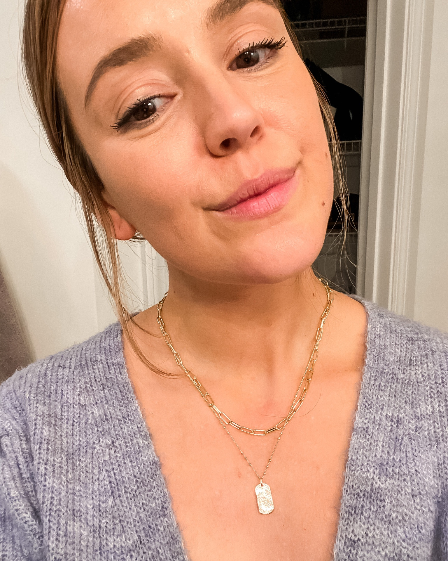 Layered necklace. Gold necklace. Paper clip necklace. Jewelry.

#LTKunder100 #LTKstyletip #LTKGiftGuide
