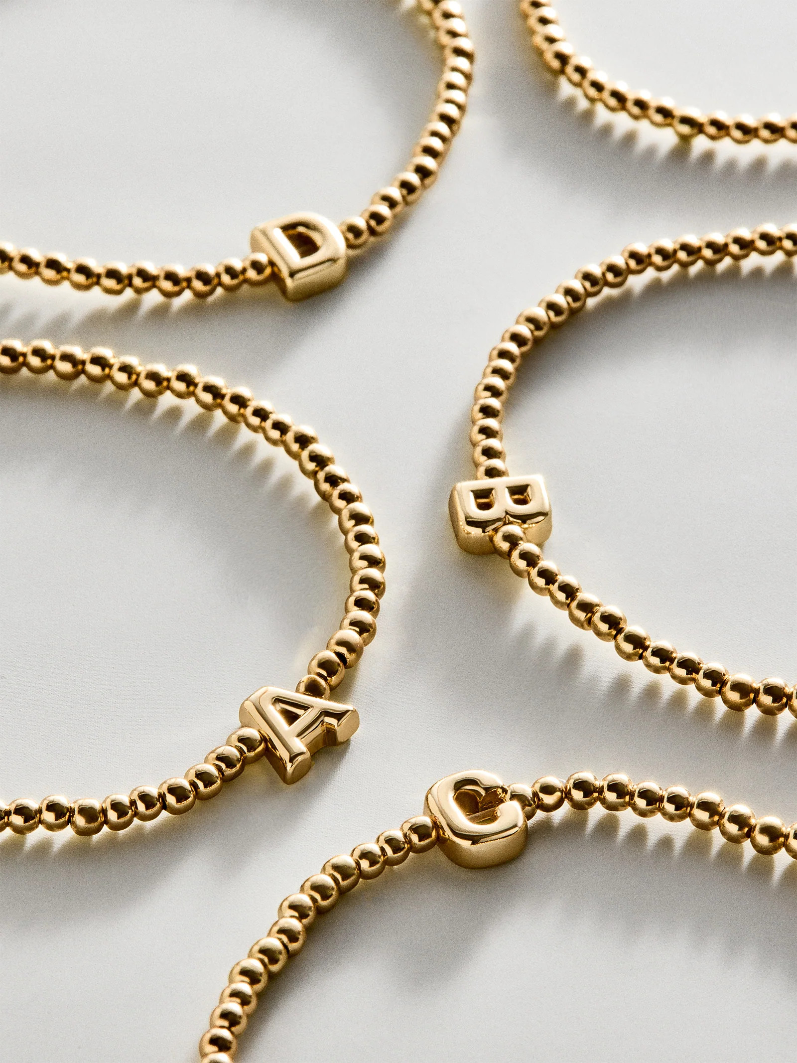 Bubble Letter Pisa Bracelet - Initial Pisa Bracelet | BaubleBar
