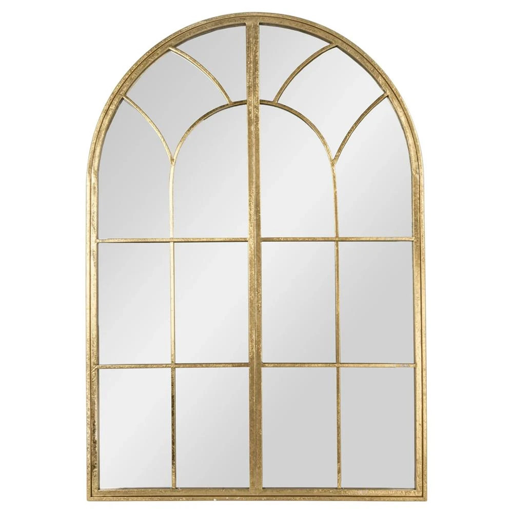 Vesper Regency Gold Arched Wall Mirror | Kathy Kuo Home