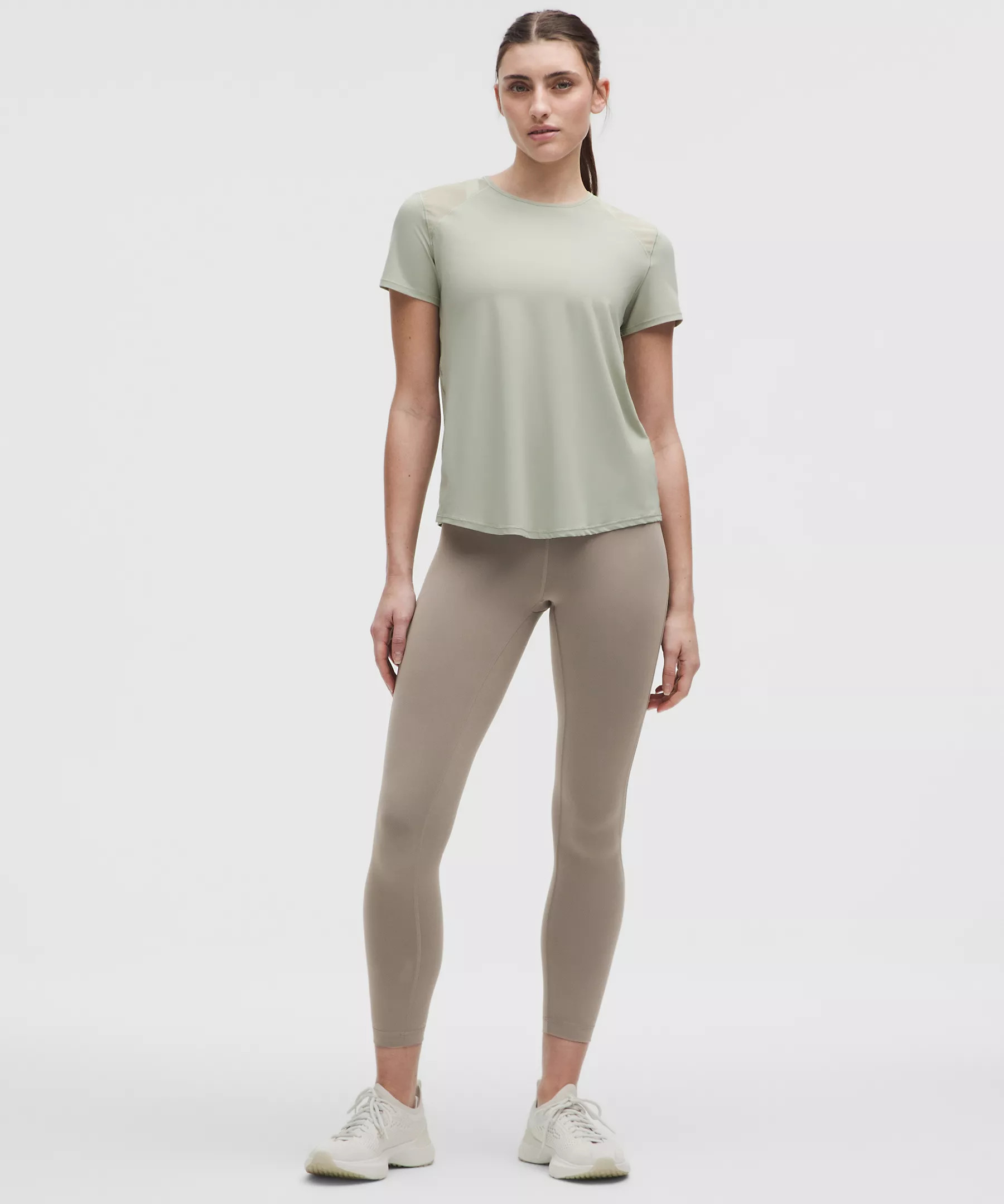 Wunder Train Mesh Panel High-Rise Tight 25" | Lululemon (US)