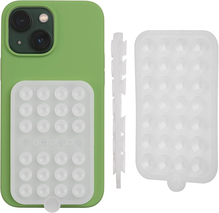 OCTOBUDDY Double - 2.5\u2033 x 3.75\u2033, Silicone Double-Sided Suction Phone Case Detachable Mo... | Amazon (US)