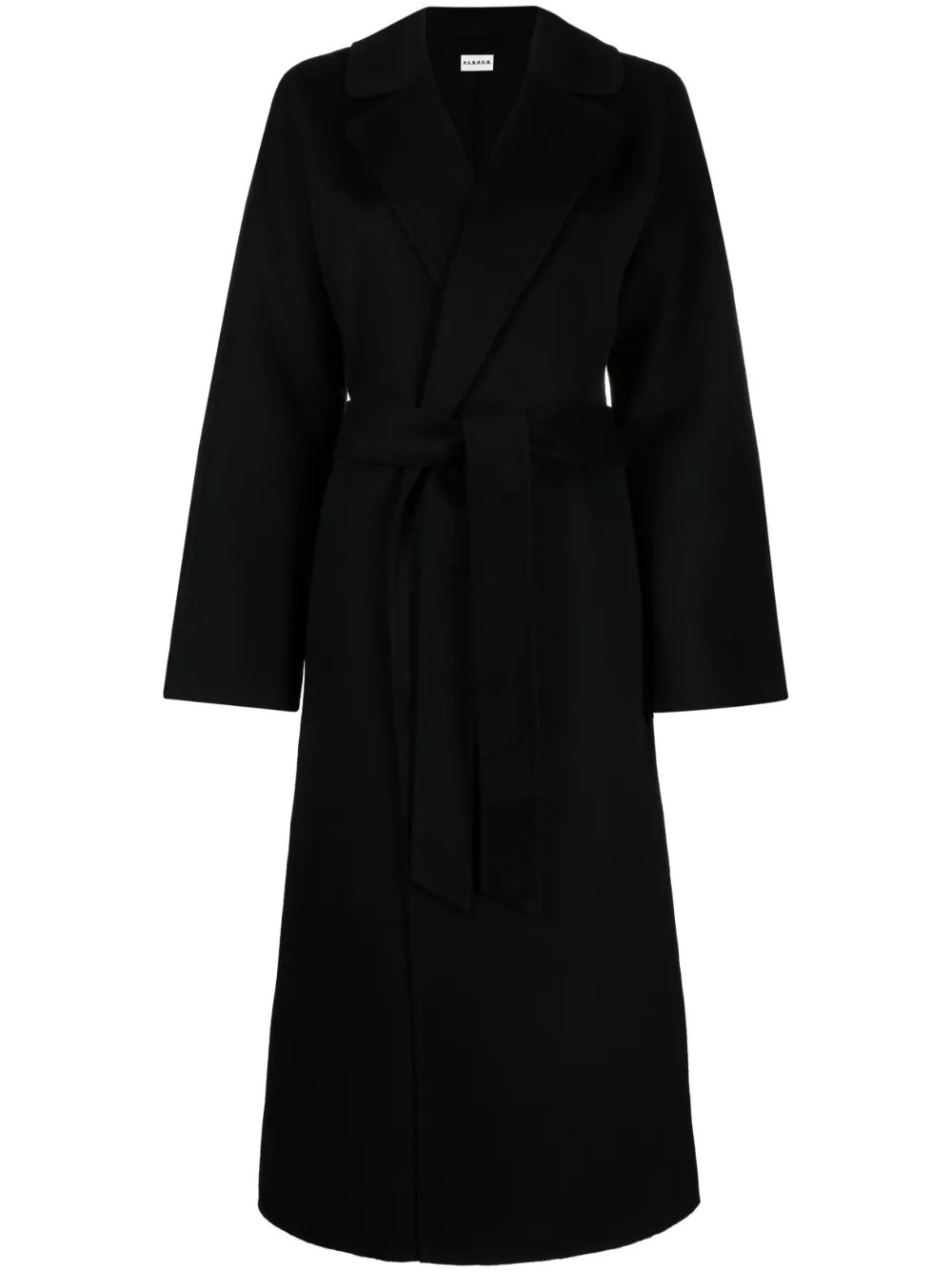belted wool coat | Farfetch Global