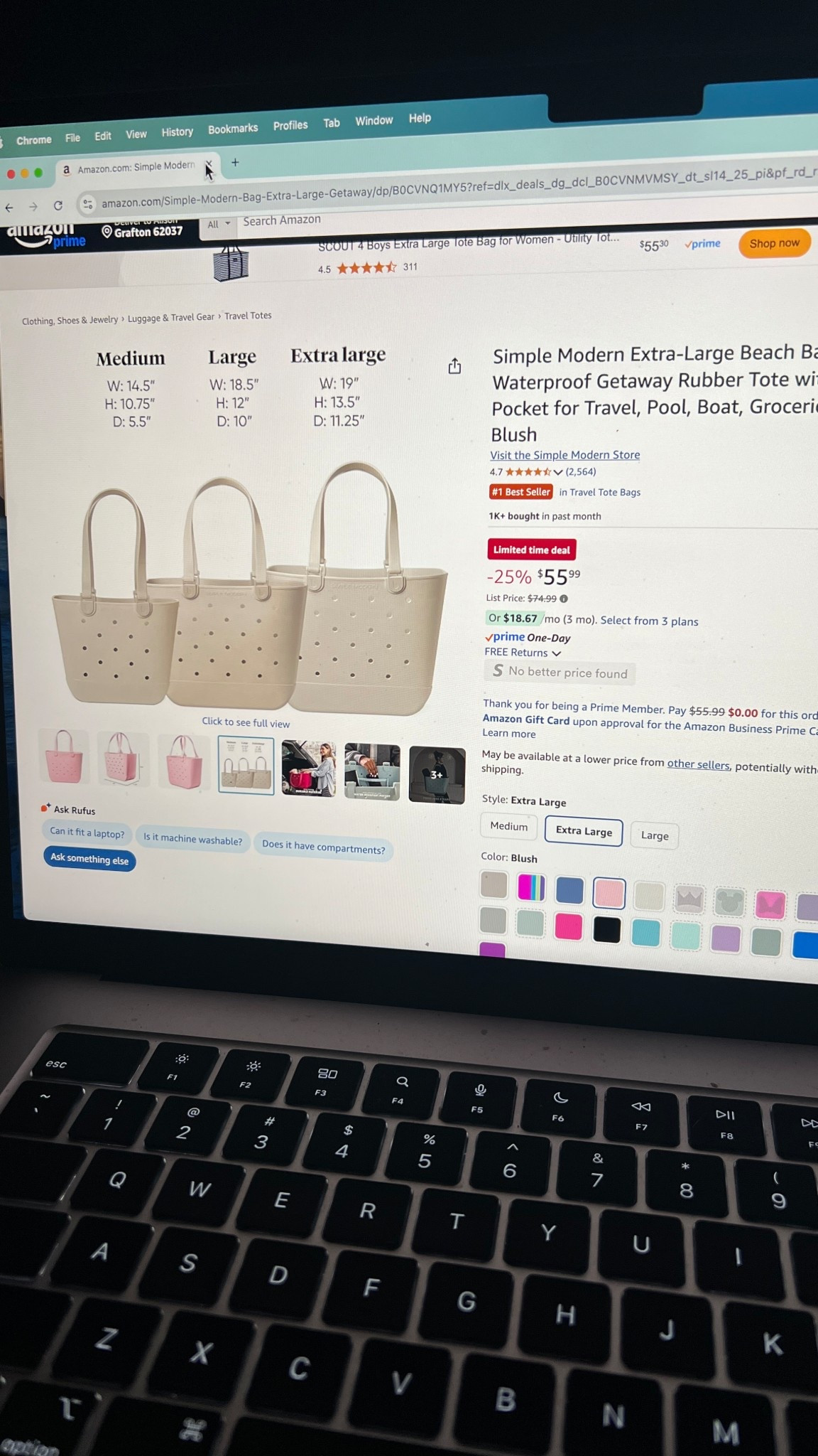 the extra large simple modern beach bags are on sale today! 

#LTKFamily #LTKTravel #LTKSummerEdit