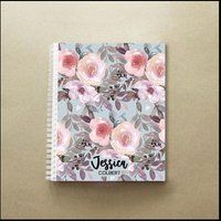 Personalized Planner - Garden Floral Vertical Layout Dated 2022 Weekly | Etsy (US)