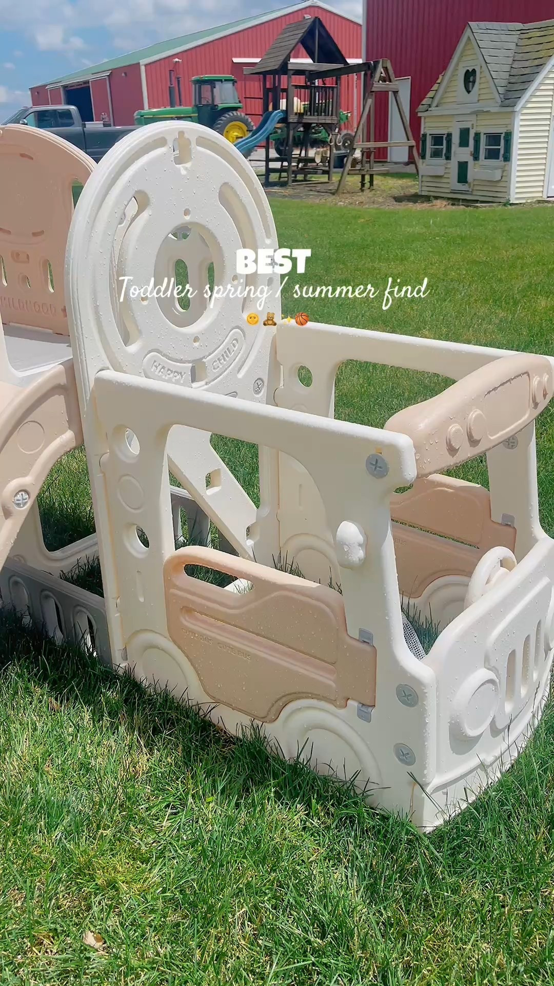 The best toddler / baby summer gift !! Perfect for outdoor and indoor, so easy to build and the colors are super cute. We just hose it down if it gets dirty and it’s good to go! #amazon #toddlertoys #boymom #summertoys #outdoortoys #toddler #toddlermusthaves #baby #oneyearold #twoyearold #besttoys #bestoutdoortoy #toys #boymom 