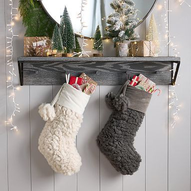 Jumbo Sherpa Stocking | Pottery Barn Teen | Pottery Barn Teen