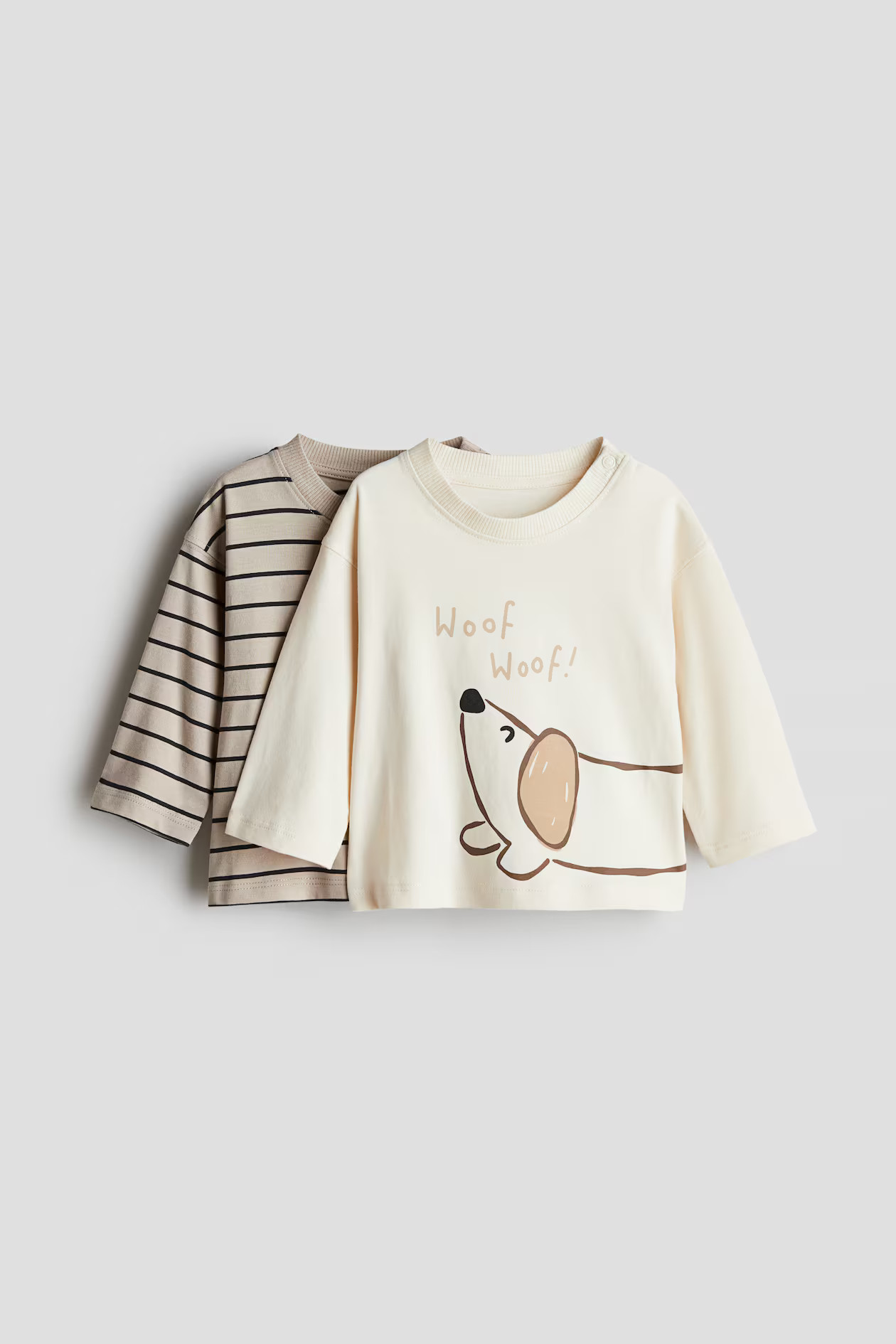 2-pack Long-Sleeved T-shirts | H&M (US + CA)