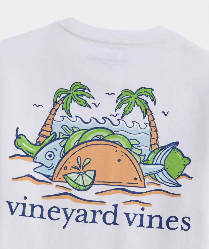Boys' Fish Taco On The Beach Short-Sleeve Pocket Tee | vineyard vines