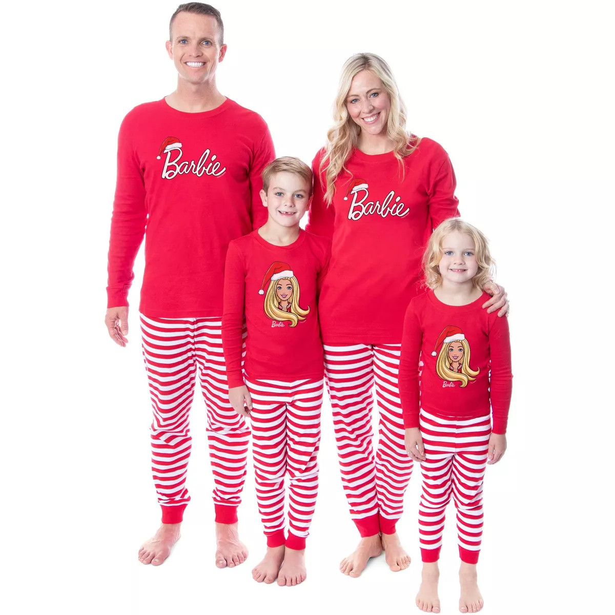Barbie Family Christmas Logo Santa Unisex Sleep 2 Piece Pajama Set Adult | Target