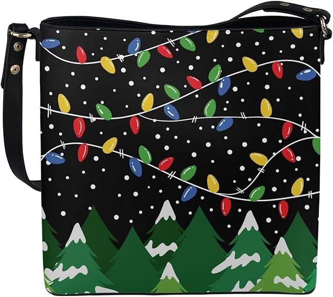 HUGS IDEA Women's Handbag Leather Tote Shoulder Bucket Bags Crossbody Top-handle Bag | Amazon (US)