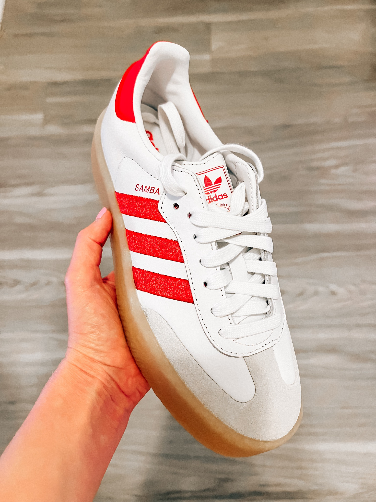 adidas gazelle silver green womens adidas Originals SAMBA XLG Samba Suede Platform Sneakers ID3913 Thick- main image 0