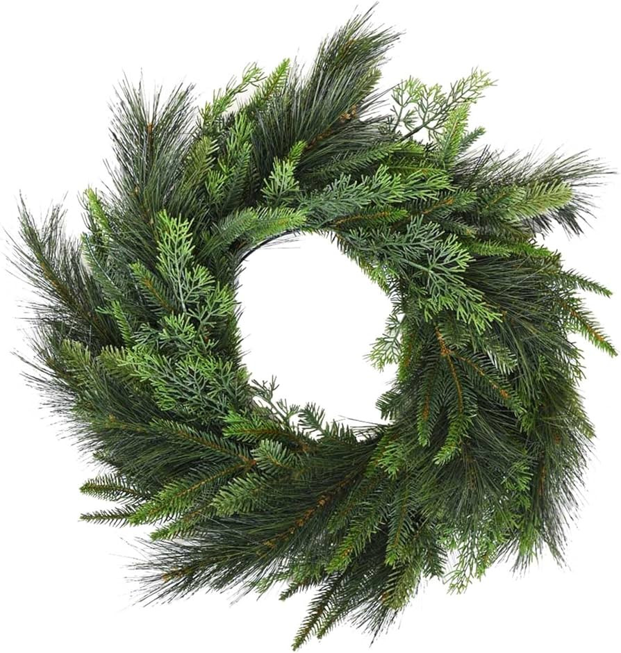 VIVANNO Serto Christmas Wreath, Artificial Wreath, Green, 60 x 13 cm | Amazon (DE)