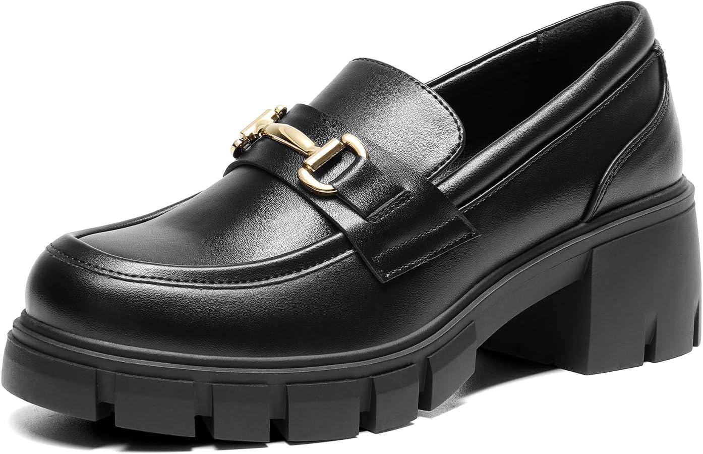 DREAM PAIRS Loafers for Women Platform Chunky Loafers Slip On Casual Shoes | Amazon (US)