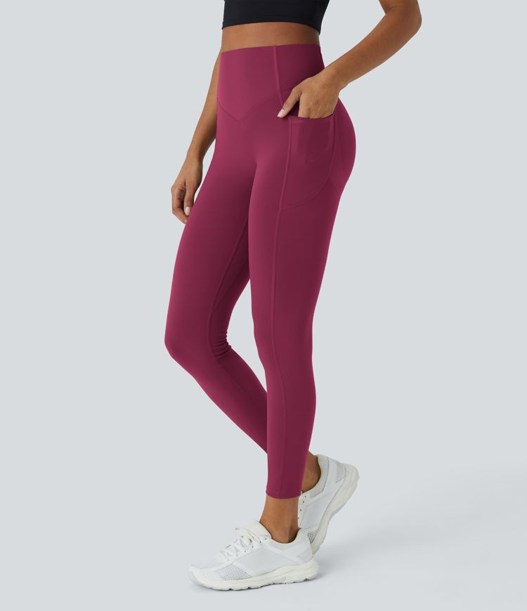 Women’s Halara UltraSculpt™ High Waisted Scrunch Butt Lifting Tummy Control Pocket Shaping Tr... | HALARA