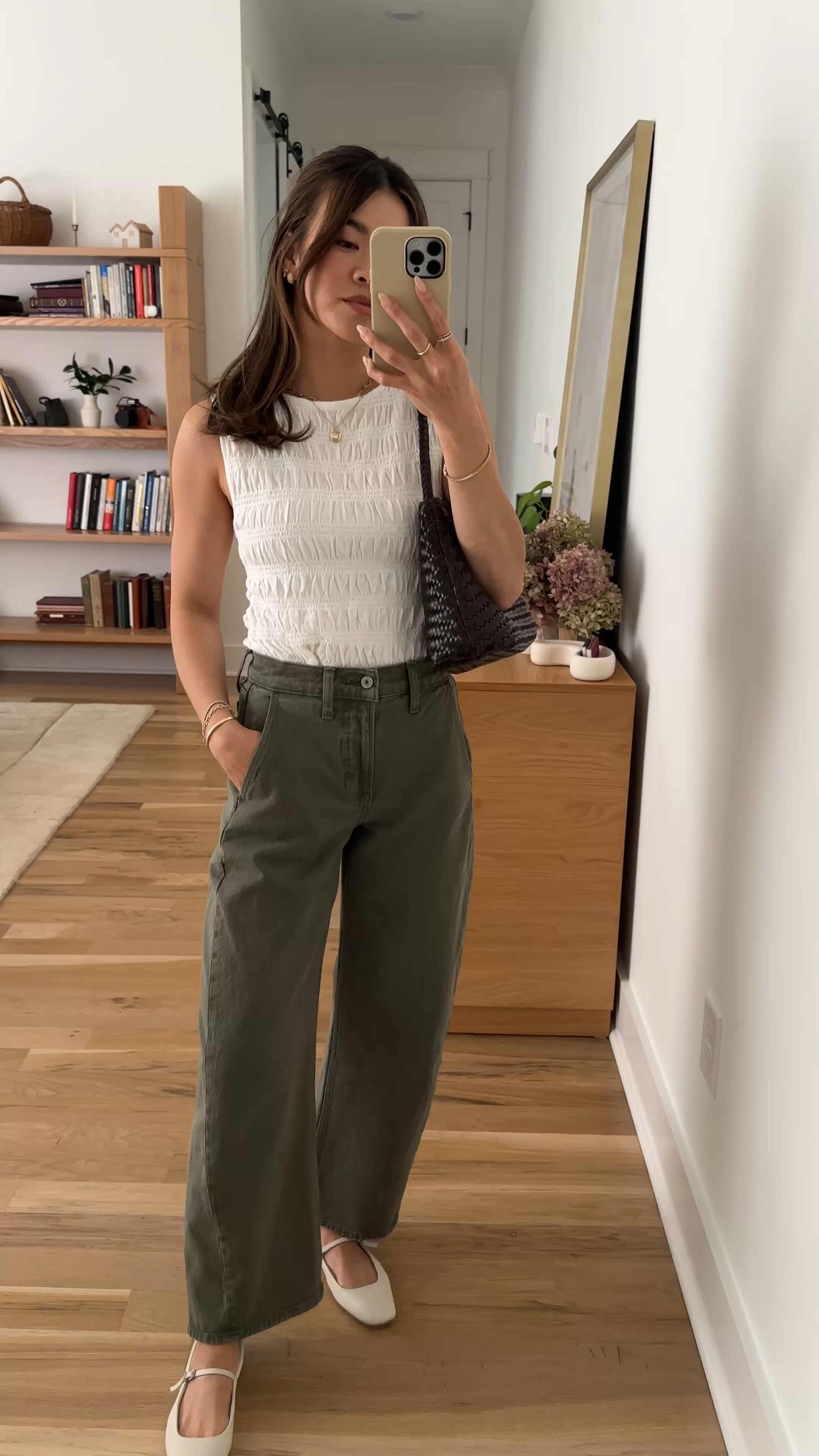 Shop the Abercrombie Sale! Now through 03/15 Everything is 25% off using the code AFLTK- HOW TO GET THE DISCOUNT CODE: Click on a piece linked below, click "copy Pomo Code", click "Shop Now", and paste the code into checkout! Madewell is also 25% off right now when you're signed into your Madewell insider account! 

SIZING INFO: 
• Green Barrel Jeans size 24 Short, 
• White Smocked Tank XS, 
 Petite style, petite fashion, mom outfit, mom style, petite pants, petite outfit ideas, petite outfits, best pants for petite, petite denim, spring style, spring outfits, beach outfits, spring break, vacation outfits, Madewell discount code, Abercrombie discount code, Abercrombie petite jeans, Abercrombie influencer code 

 @abercrombie 

#LTKSeasonal #LTKSpringSale #LTKPetite