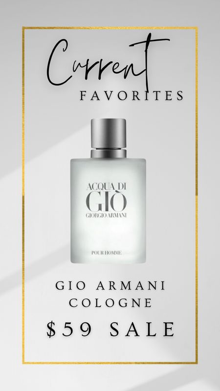 The best men’s cologne - Gio Armani SALE

#LTKsalealert #LTKGiftGuide #LTKmens