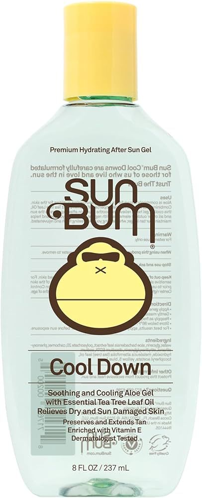 Sun Bum Cool Down Aloe Vera Gel | Vegan After Sun Care with Cocoa Butter to Soothe and Hydrate Su... | Amazon (US)