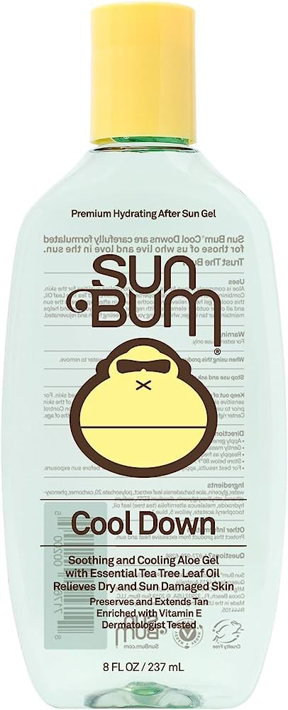 Sun Bum Cool Down Aloe Vera Gel | Vegan After Sun Care with Cocoa Butter to Soothe and Hydrate Su... | Amazon (US)