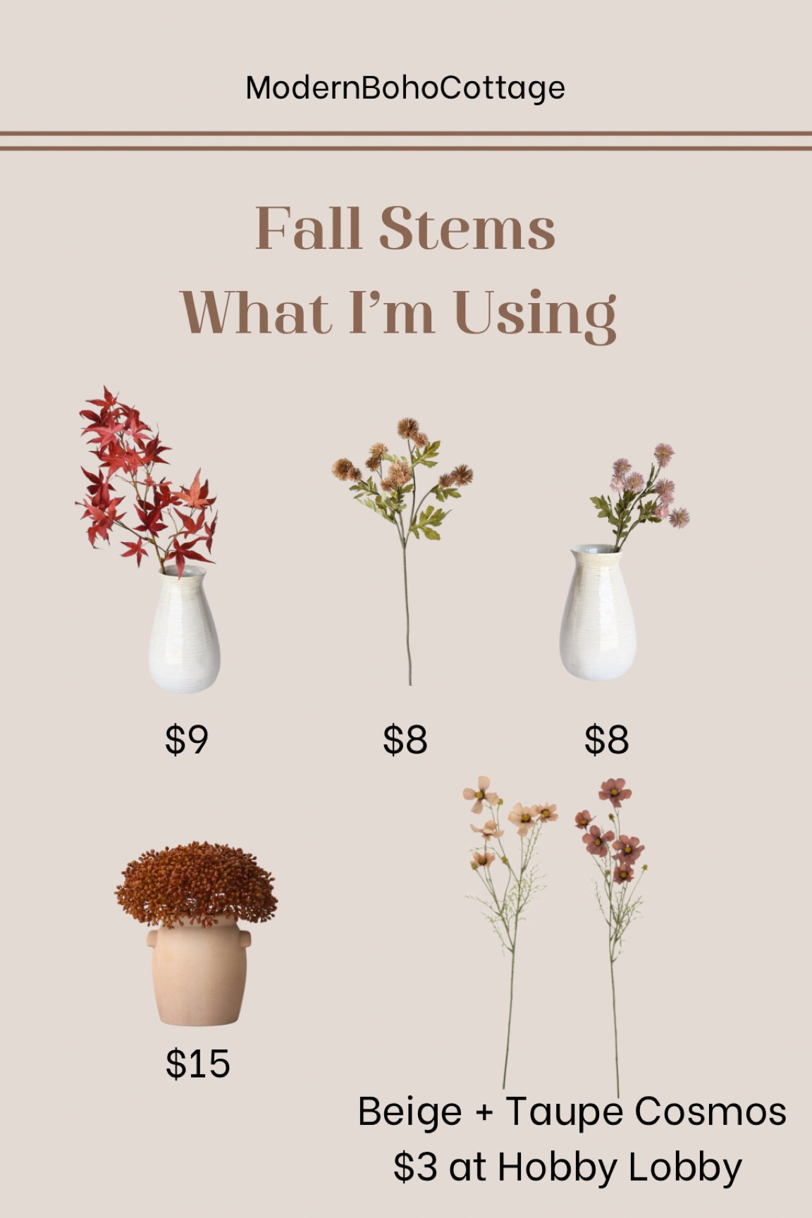 Faux fall stems, fall faux florals, fall decor, seasonal decor, interior decorating, seasonal decorating 

#LTKSeasonal #LTKhome #LTKstyletip