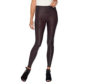 As Is Spanx Faux Leather Leggings | QVC