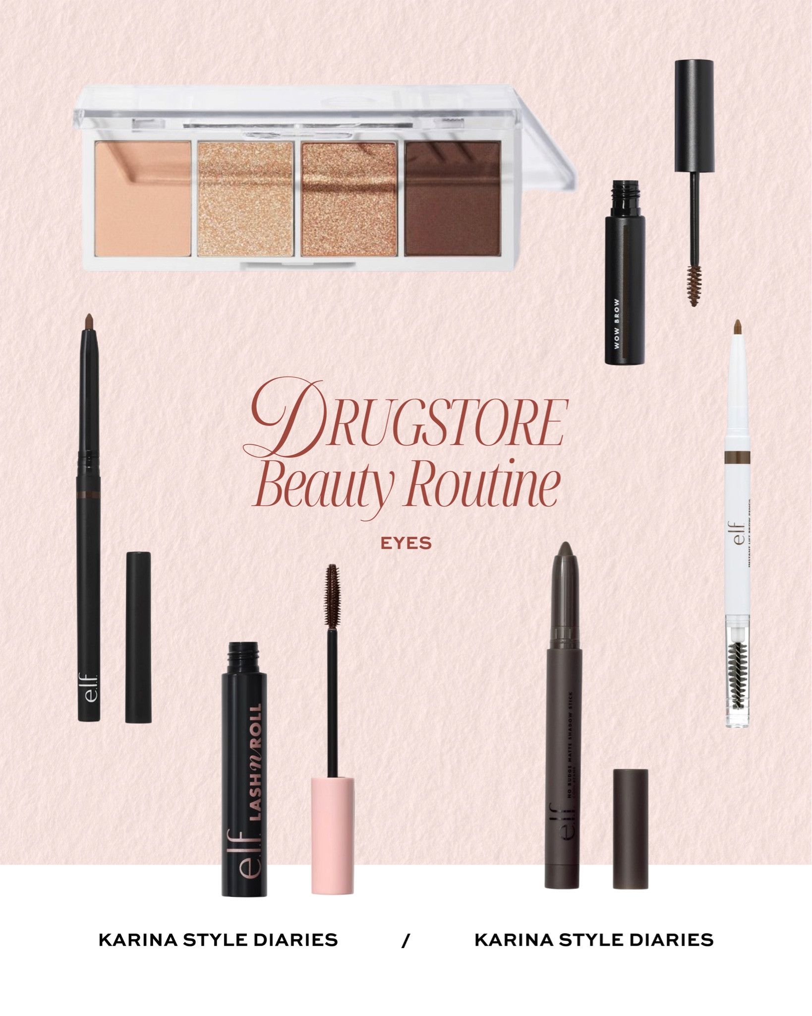 You don’t have to spend a fortune to achieve a pretty makeup look. Some of my favorite drugstore makeup products leave me with lots of dimension! Shade details: Eyeshadow stick - Shade: Cool Beans, Mascara - Shade: Deep Brown, Brow pencil - Shade: Neutral Brown, Brow gel - Shade: Brunette  

#LTKBeauty #LTKFindsUnder50