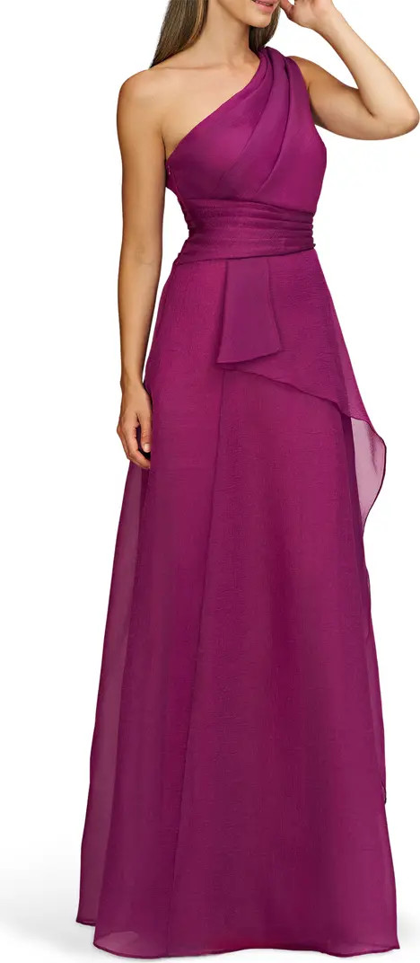 Seraphina One-Shoulder Organza Gown | Nordstrom