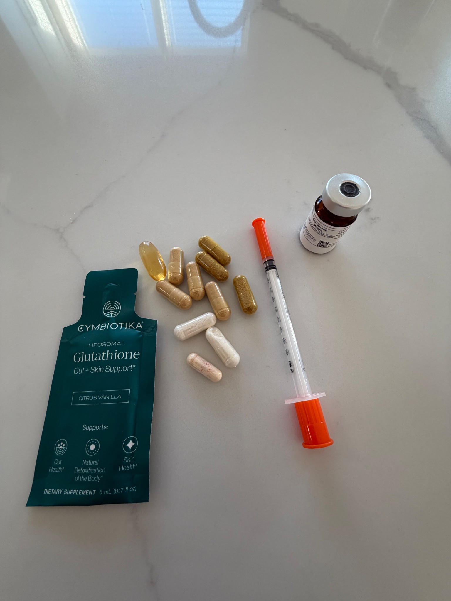 Supplements plus a few. Along side of my NAD+ injections ✨ these supplements are for my body, as I’ve done all my labs! 

#LTKTravel #LTKActive #LTKFindsUnder50