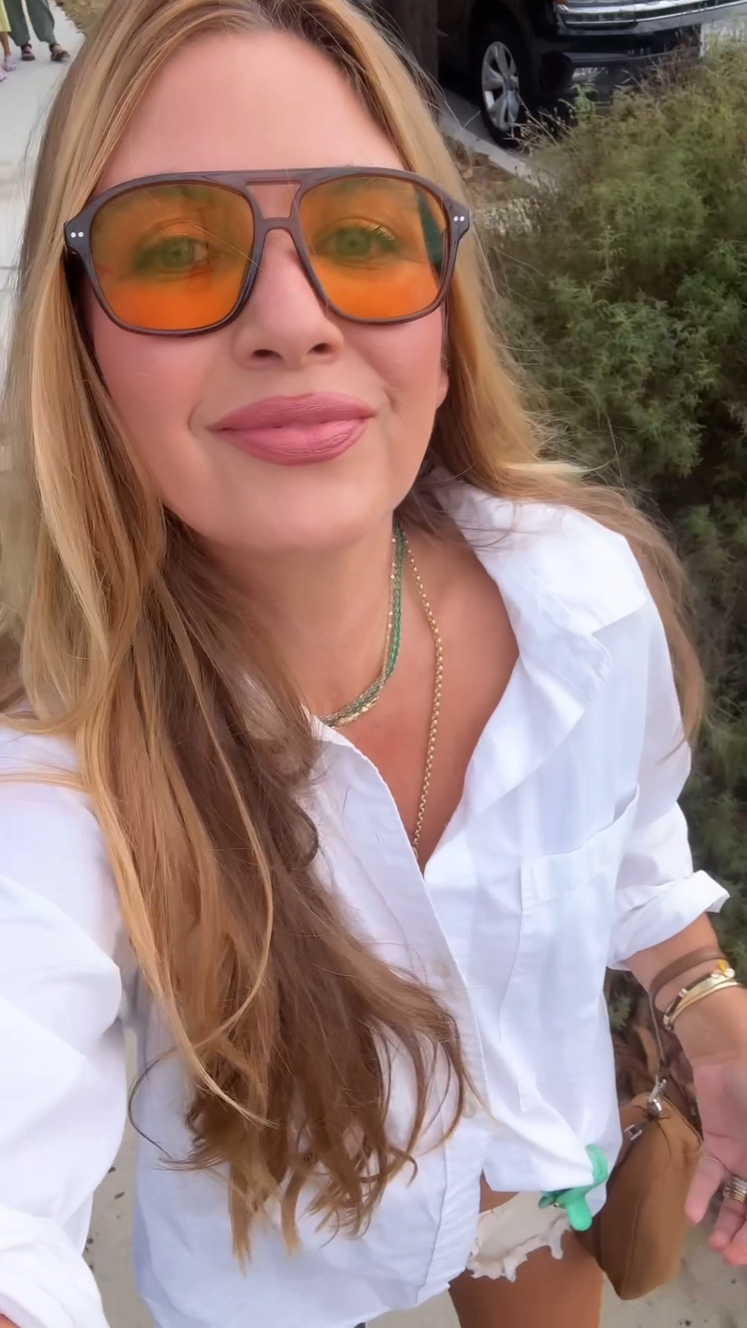 Favorite progressive readers as of late 
Also loving this green tennis necklace that you can wear every wear including water
Lips: Espresso Tantrum Liner+ Armani 503 lipstick 
Hair: Sea Glass

#LTKdayinmylife #LTKootd #LTKBeauty