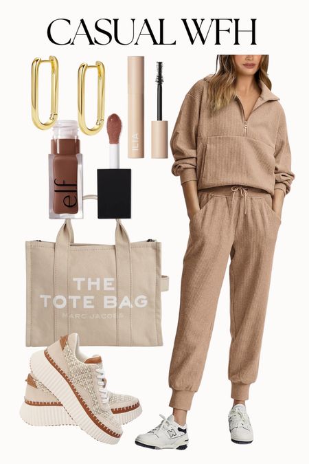 A comfy wfh outfit idea. This would also be a nice travel outfit. 

amazon finds // amazon outfits // casual outfit // comfy outfit // comfy fall outfit // comfy casual // comfy sets // work from home outfit

#LTKfindsunder100 #LTKstyletip
