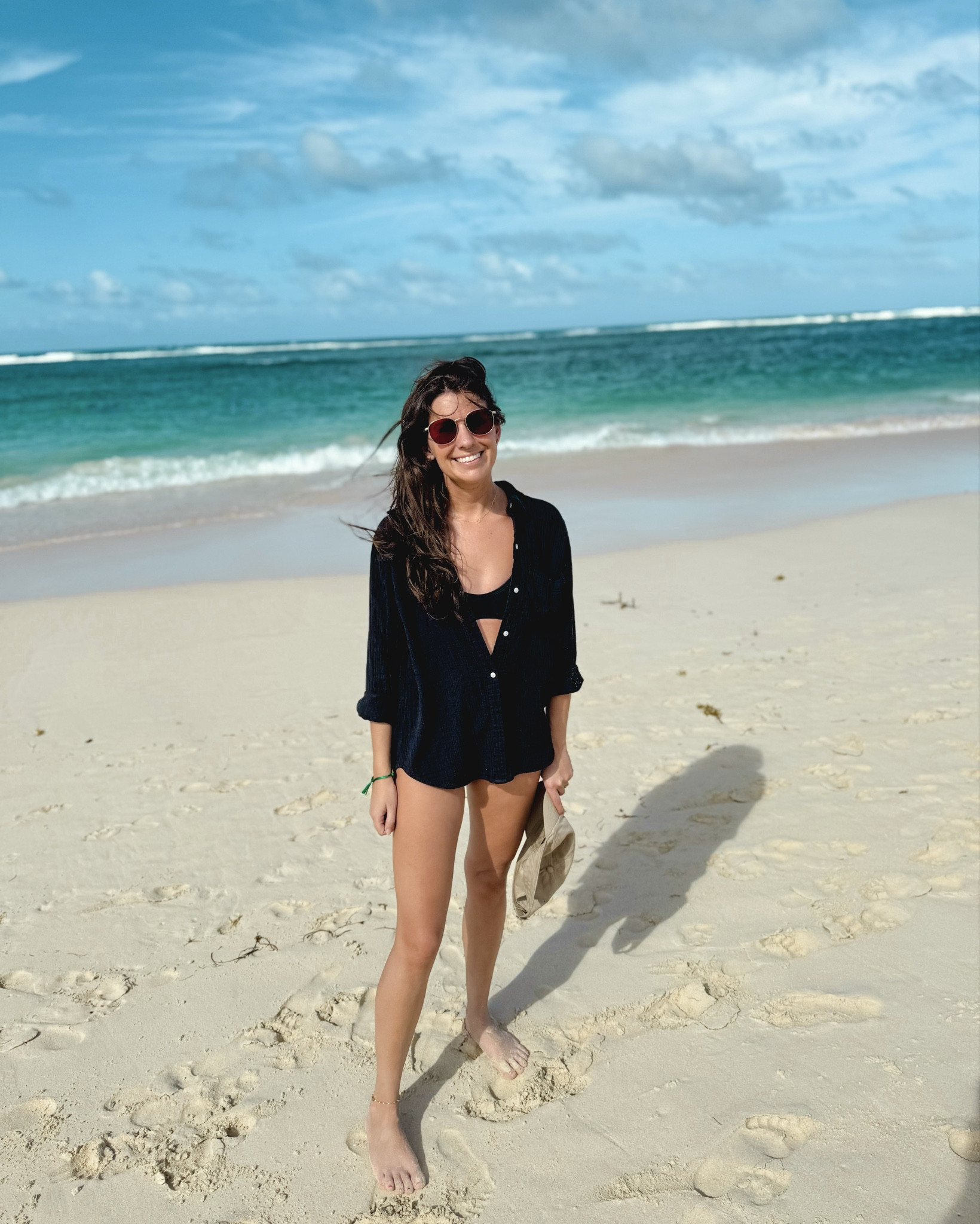 Bikini top is unavailable—linked one that looks exactly like it. My bottoms are size xs. My cotton button up is size xs. 

#LTKootd #LTKSwim #LTKPetite