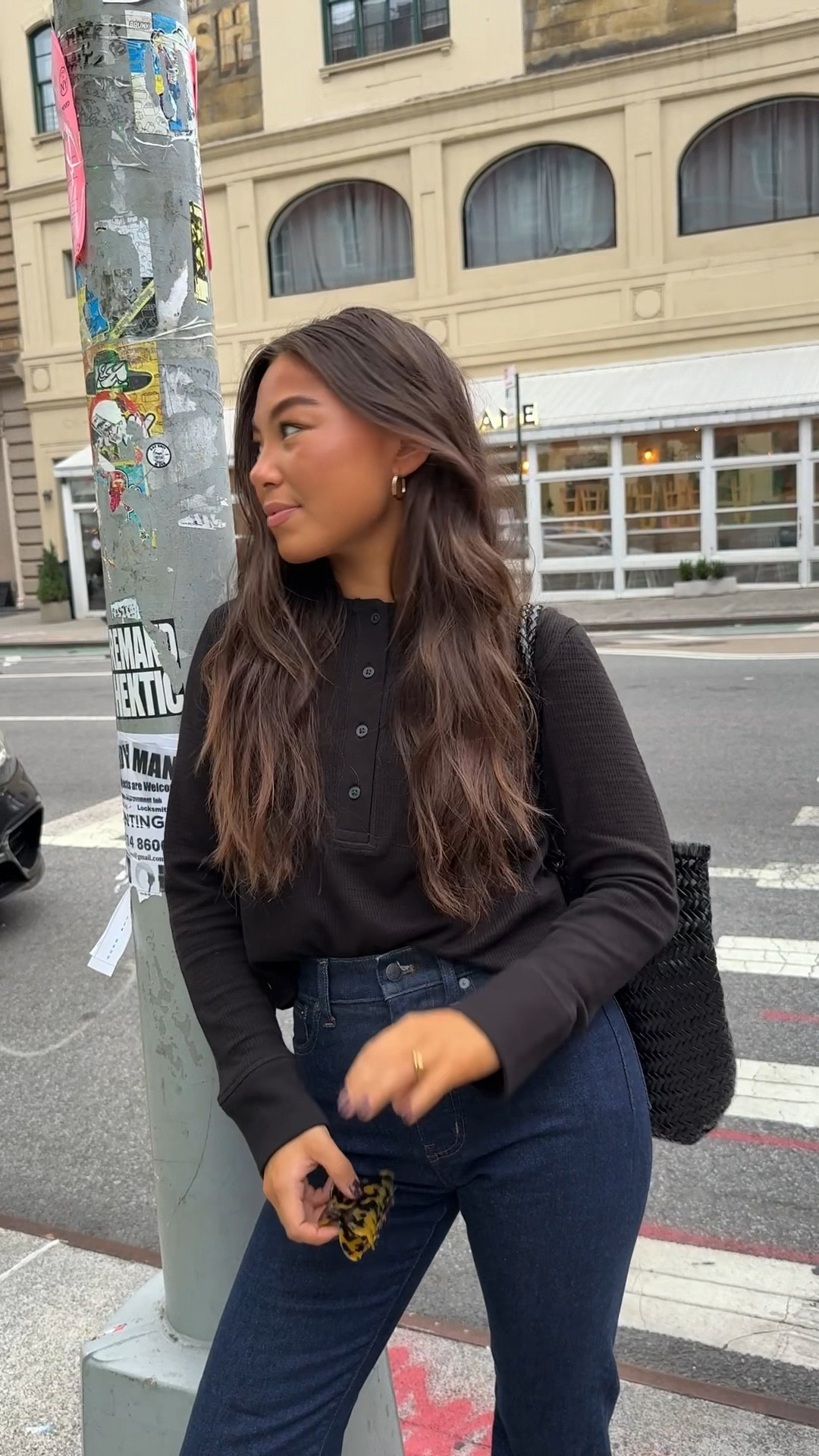 wearing small in top and 24 in denim! 