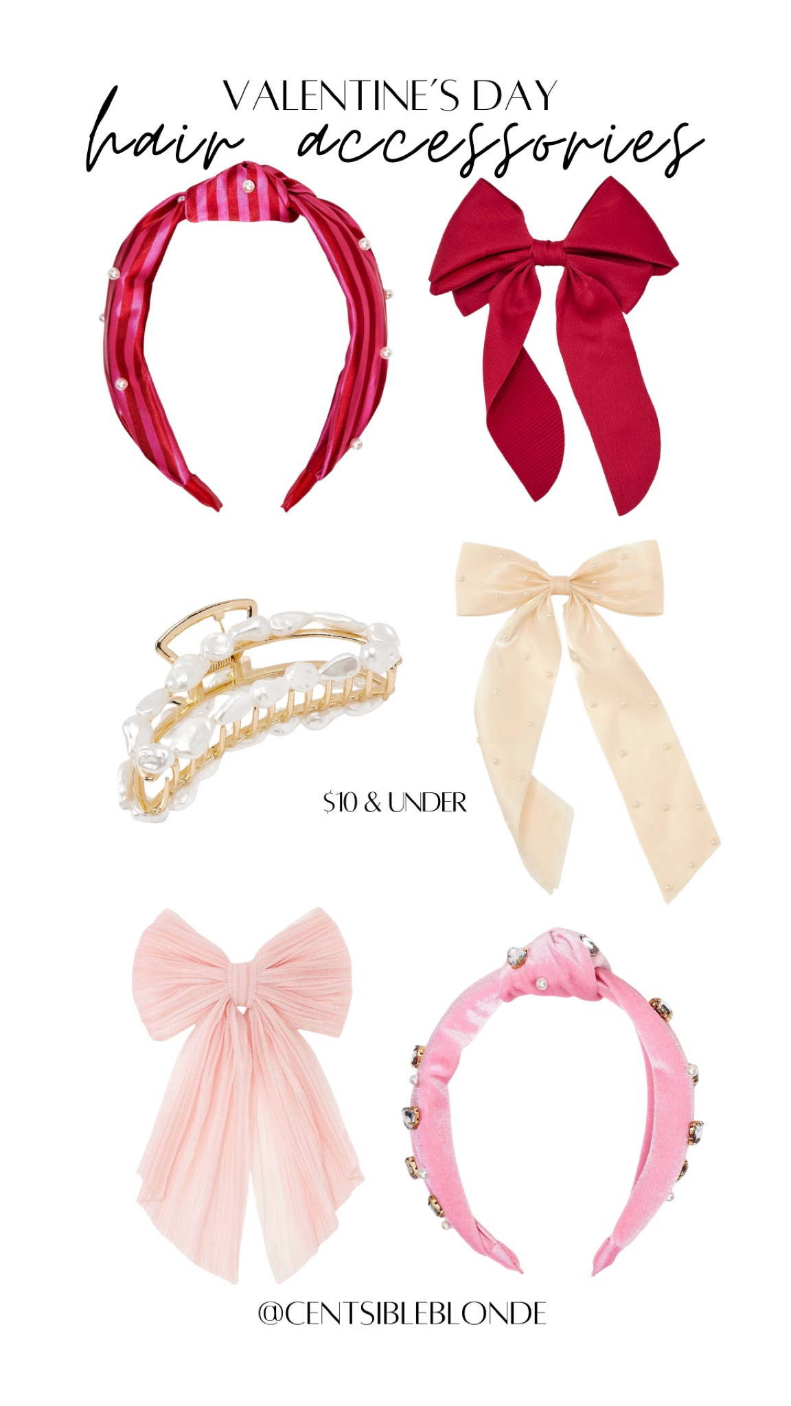 Valentine’s Day hair accessories 
Hair bows
Pink Headband
Hairband
Red headband
Valentine’s Day headband 

#LTKSeasonal #LTKfindsunder50 #LTKGiftGuide