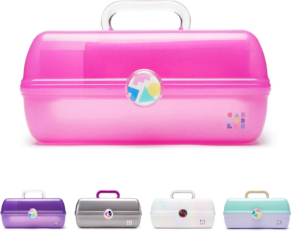 Caboodles On-the- go Girl, Hot Pink Jelly Sparkle, 13.38x8.88x6.5 Inch (Pack of 1) | Amazon (US)