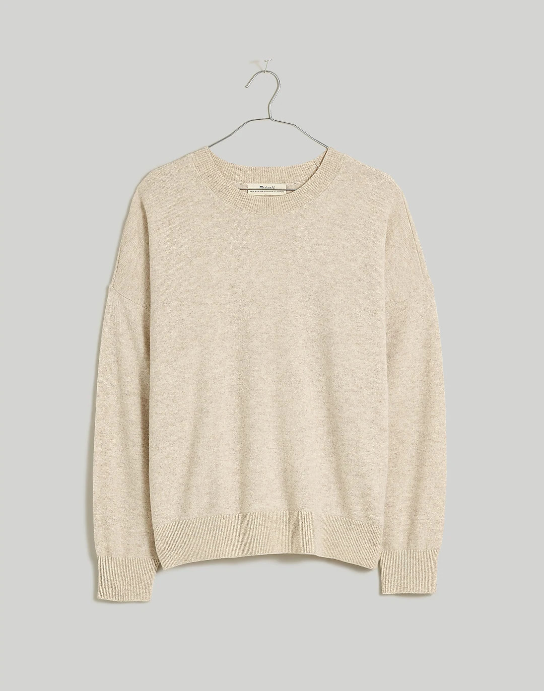 (Re)sponsible Cashmere Oversized Crewneck Sweater | Madewell