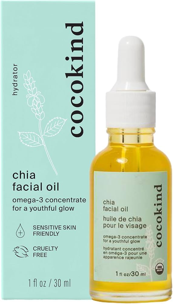 Cocokind Organic Chia Facial Oil, chamomile, 1 Fl Oz (5290) | Amazon (US)