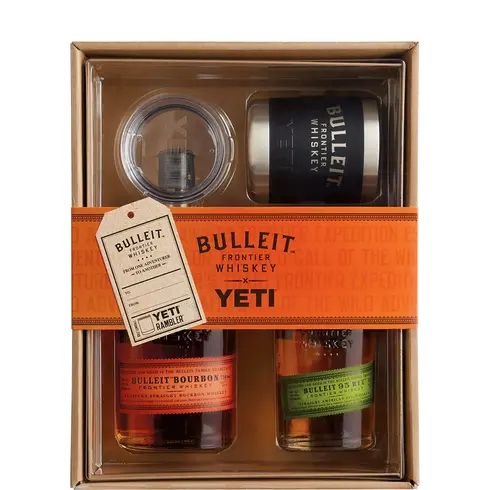 Bulleit Bourbon with 375ml Bulleit Rye & Yeti Rambler Gift 750ml Btl | Total Wine