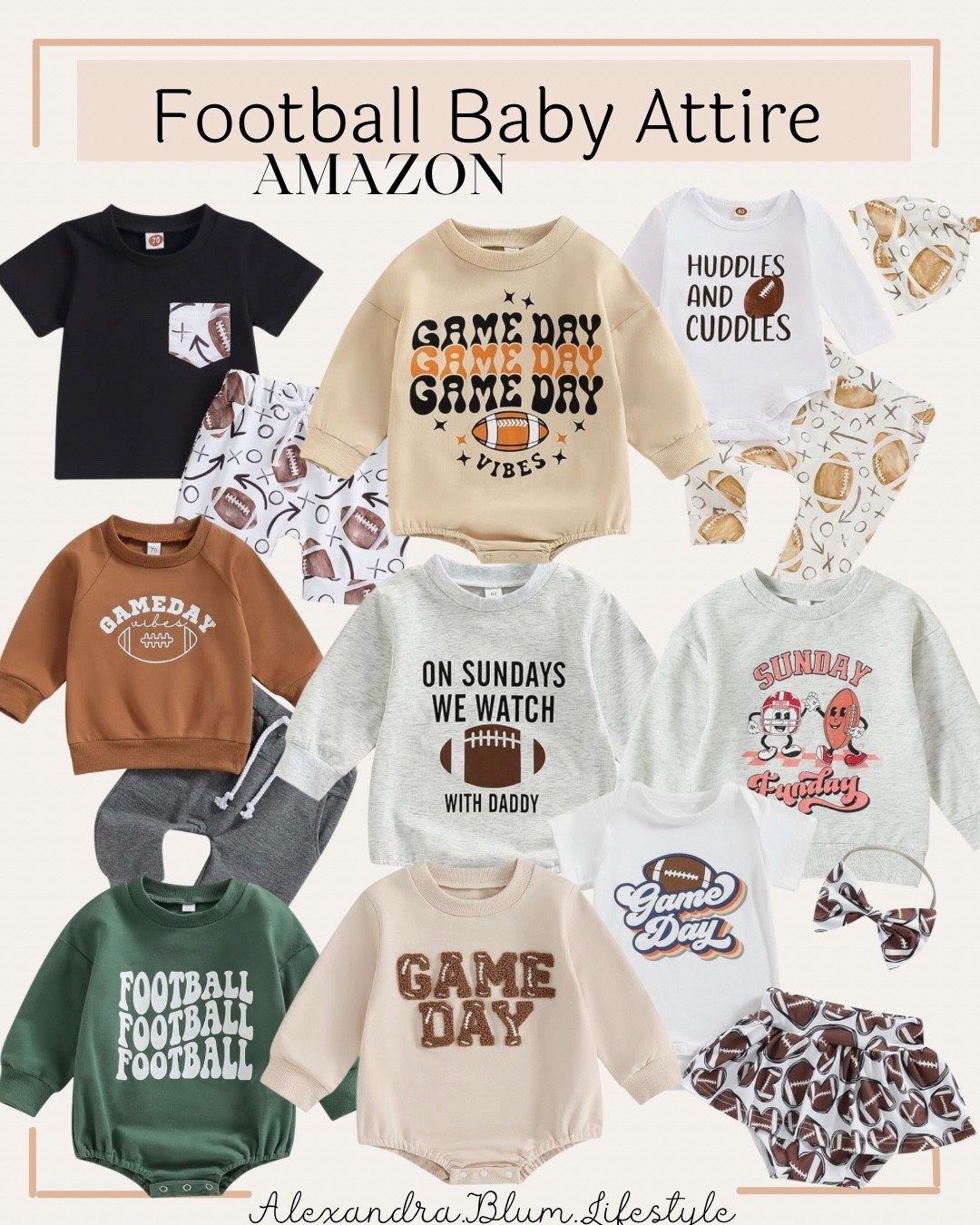 Baby and toddler football outfit ideas from Amazon

#LTKFindsUnder50 #LTKBaby