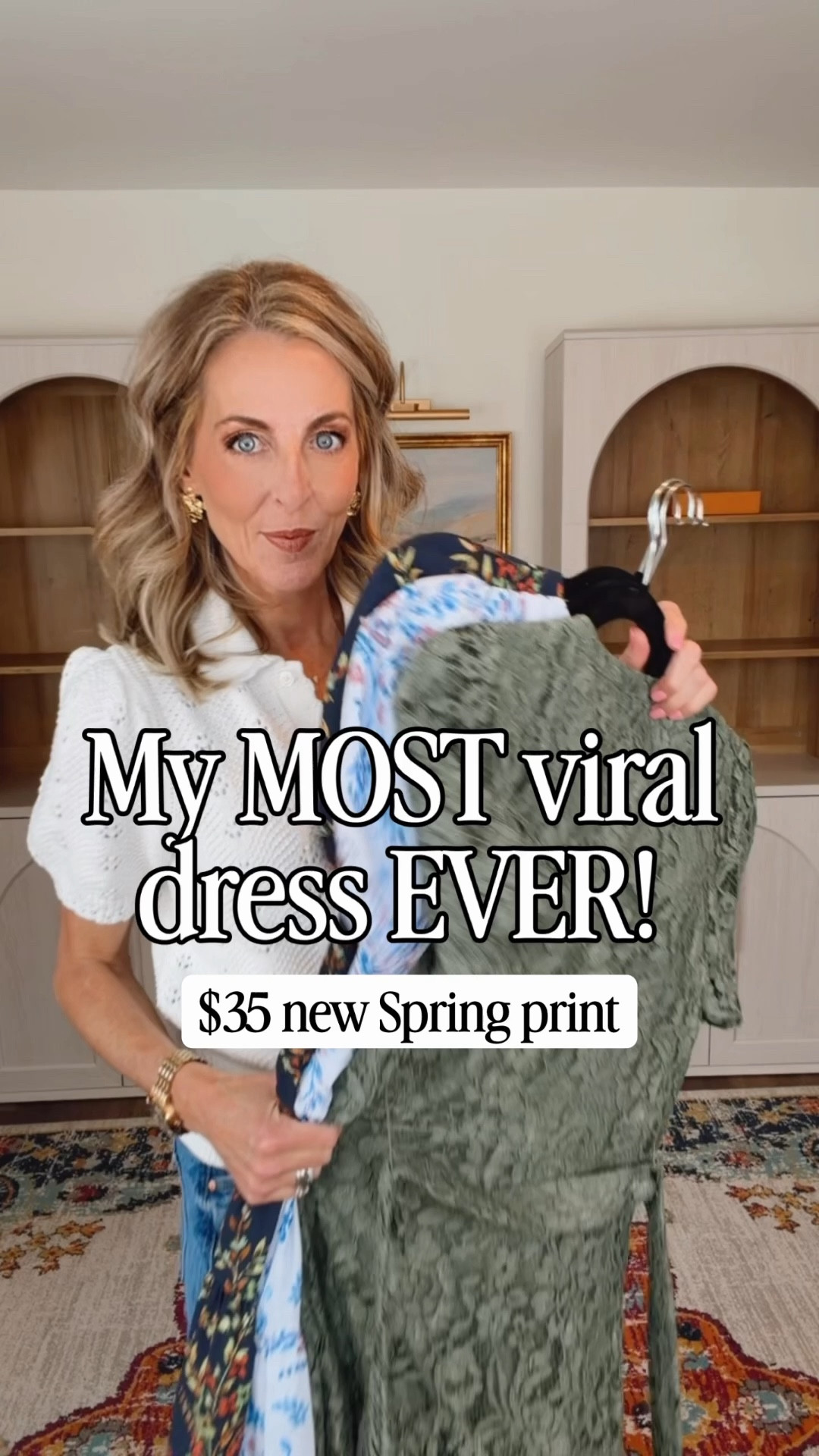 You all sold these dresses out… every single time. They have truly been my most viral, best-selling dresses ever. So when they released this new spring print, I didn’t even hesitate. Same flattering fit, self-tie belt, and the prettiest tiered skirt that makes it so easy to wear for Easter, graduations, showers, and all the spring things. And somehow it’s still only $35. Wearing an XS.

Comment DRESS and I’ll send you the link before this one sells out too.

#LTKootd #LTKdayinmylife #LTKgrwm