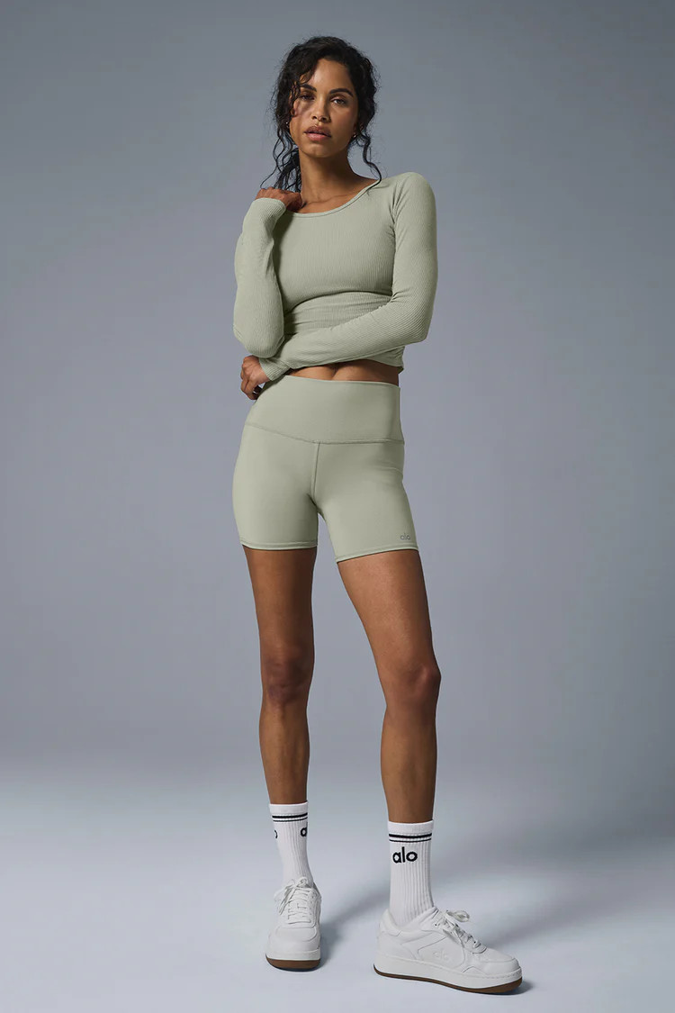 Gather Long Sleeve - Limestone | Alo Yoga (US)