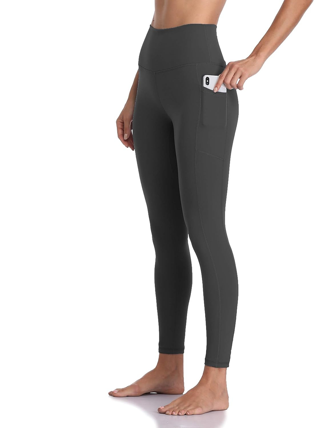 Colorfulkoala Women's High Waisted Yoga Pants 7/8 Length Leggings with Pockets | Amazon (US)
