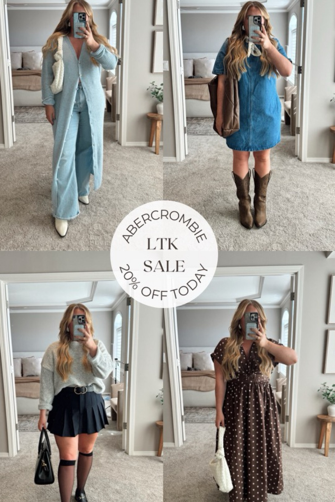 LTK Fall sale is here ✨🍁 20% off (almost everything) 

Midsize Abercrombie Haul. Sizes: 32 petite in all pants & denim. Size L petite in all dresses. And L in everything else. 


#LTKFindsUnder100 #LTKFallSale #LTKMidsize