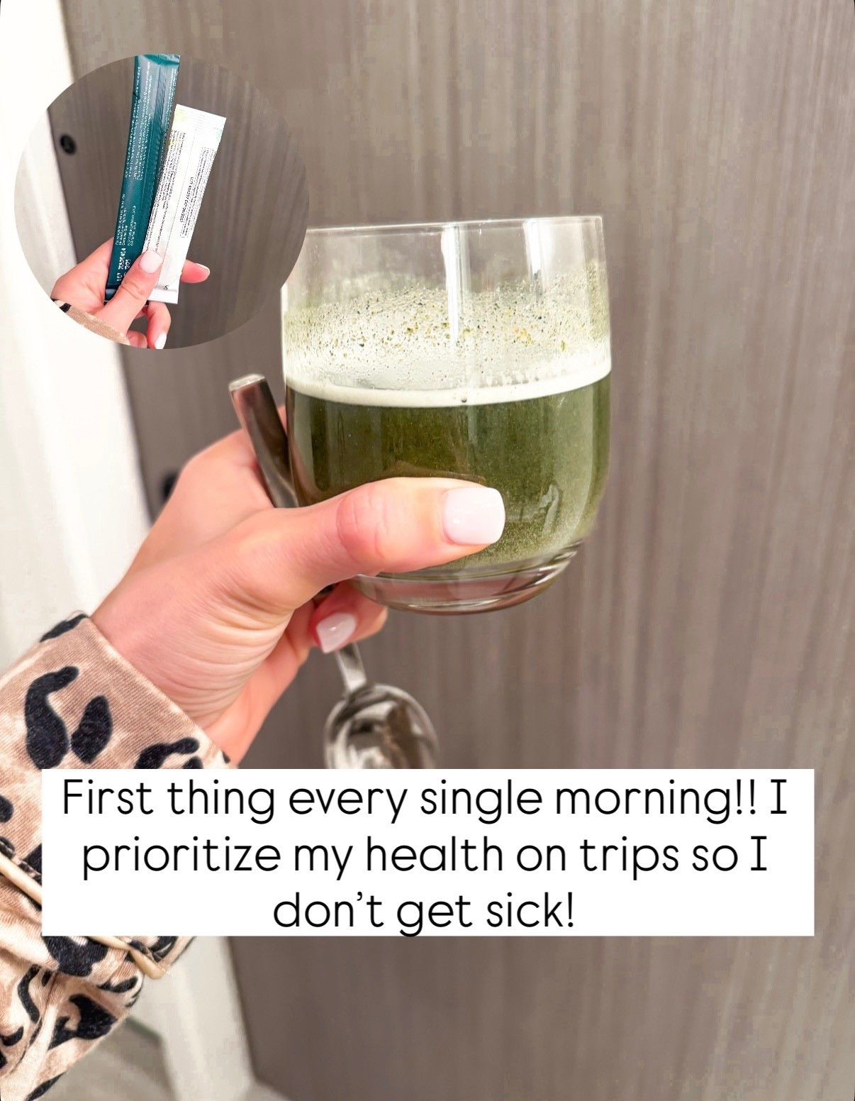 I always travel with my AG1 and creatine and take first thing in the morning! AG1 is my multivitamin and creatine is crucial for brain health and has anti-aging benefits. 


#LTKfoodie #LTKTravel #LTKselfcare