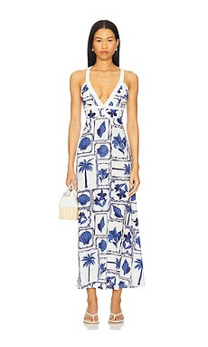 MINKPINK Sylvie Panel Midi Dress in Postcard Floral from Revolve.com | Revolve Clothing (Global)